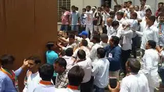 clash between Congress activists at Shahpura-- khaskhabar.com 2