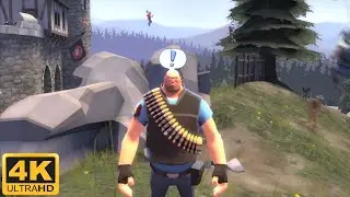 Heavy weapons guy from TF2 spinning but it's in 4K and 60FPS