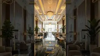 Luxurious Penthouse renovation 🤩 ~ mini before after- woodworking art skill /hand crafts / #shorts