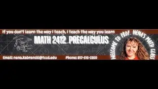Trigonometric Functions Part 1 Spring 2026