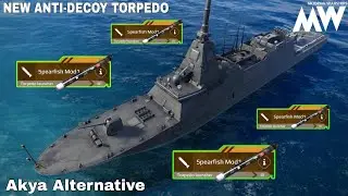 Spearfish Mod1 - New Anti-Decoy Torpedo 🔥 Review & Gameplay - Modern Warships