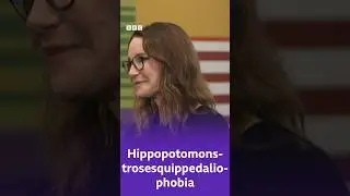 Hippopotomonstrosesquippedaliophobia | Newsround #shorts