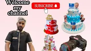 2 tiyar anniversary cake design 😊