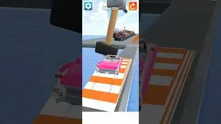 Muscular Car Survival Test vs Giant Hammer | Ultimate Destruction Challenge Gameplay #crashtest