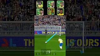 Efootball 2025 Brazil Team Penalty Kick Challenge ☠️ | #efootball #shorts #efootball2025