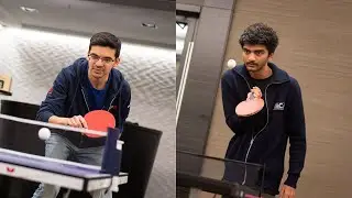 Anish Giri vs Gukesh | The nailbiting table tennis match