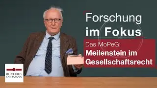 Meilenstein im Gesellschaftsrecht: Forschung im Fokus mit Prof. Dr. Dr. h.c. mult. Karsten Schmidt