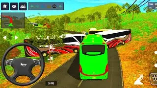 Coach Bus Simulator India Off Road Driving Bus Game Simulator 2025 Gameplay Video #bus #game #gaming
