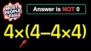 Most People Get This Simple Math Question Wrong!
