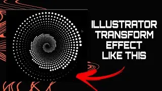 Adobe Illustrator transform Effect #design #illustrator