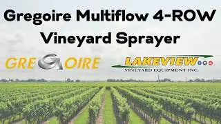 Gregoire Multiflow 4-Row Vineyard Sprayer