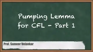 Pumping Lemma for CFL Part 1 | CFL and PDA | Theory Of Computation | GATE CSE