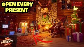 How To *OPEN* EVERY PRESENT IN FORTNITE WINTERFEST 2021!