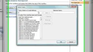 Рабочий процесс запроса на поездку SharePoint 2007
