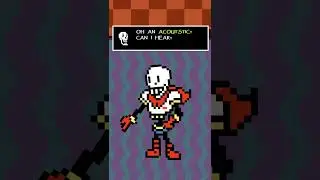 Санс играет на акустической гитаре #undertale #sans #papyrus