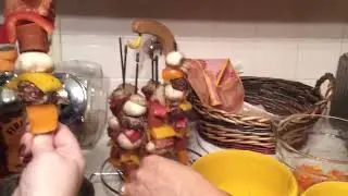Big Easy Infrared Cooking with James Burgardt , Look at our Kabobs Anticipated mouthwatering flavors