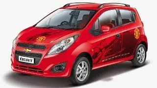 Manchester United Edition Of Chevrolet Beat & Sail Launched In India !