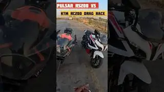 Pulsar Rs200 Vs Ktm Rc200 Drag Race #short #shorts #shortvideo #shortsvideo