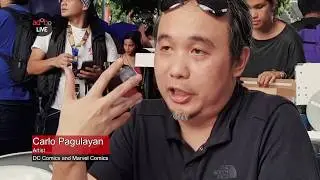 adoboLive! Carlo Pagulayan, Artist for DC Comics and Marvel Comics, at Warner TV Pop Expo