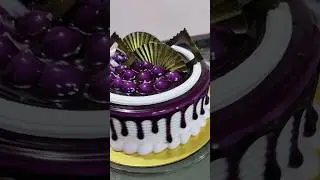 blueberry cake design #cake #shorts #short #viralvideo #trendingshorts #trending