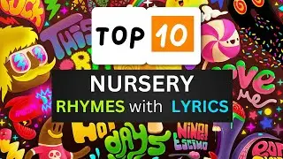 Top 10 Best Nursery Rhymes for Kids & Toddlers | Classic Poems Sing-Along