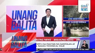 BREAKING NEWS &ndash; DOTr - 1 tren ng MRT-3 sa pagitan ng Santolan at Ortigas Station,... | Unang Balita