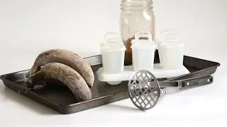 Brown Banana Recipes: Homemade Fudgesicles in Tupperware Popsicle Molds, Flint Potato Masher
