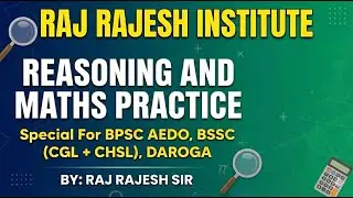 SET-114 BPSC (AEDO) , BSSC  Graduate & Inter level BSO  REASONING Whatsapp 9472040533/34 for enquiry