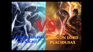 CALIGO MIASMA OF NIGHT VS DRAGON LORD PLACIDUSAX (Elden Ring) - Playable Bosses Mod