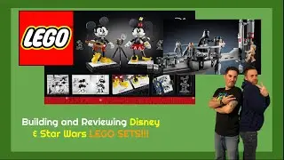 Disney LEGO 43179 Mickey & Minnie Buildable Figures Speed Build and Review! 40th Bespin Duel S05CR10