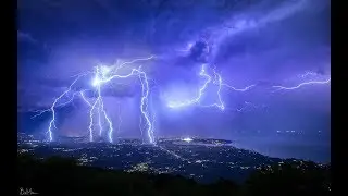 Corfu Nightscapes -  Mythodea, Music: Vangelis - Mythodea, Movement 1 - Timelapse 4K