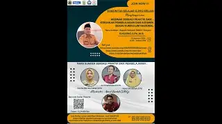WEBINAR BERBAGI PRAKTIK BAIK - KEBIJAKAN PEMBELAJARAN DAN ASESMEN SESUAI KURIKULUM NASIONAL