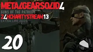 Raging Raven - Part 20 [Hard] -❗Metal Gear Solid 4: Guns of the Patriots |⭐24h Charity Stream 13