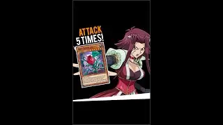 Yugioh Duel Links - First Time! Akiza Attacks 5 Times with Rose Tentacles!