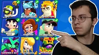 OYUNDA EN SEVMEDİĞİM 15 KOSTÜMÜ SIRALADIM !! BRAWL STARS