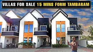 #1186 Budget-friendly 3BHK Villas for sale | 15 mins from Tambaram | Garden | zero wastage space