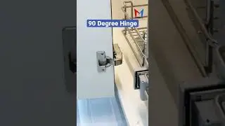 90 degree hinge | Cabinets door hinge | How to work #shorts