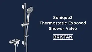 360 Spin Video - Sonique3 Thermostatic Concealed Shower Valve - Chrome