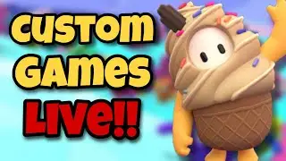 🔴Fall Guys Custom Matches + GIVEAWAY!! Custom Matches Live!! Fall Guys Custom Games Live