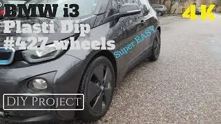Applying Plasti Dip on the BMW i3 pizza slice wheels (#427)