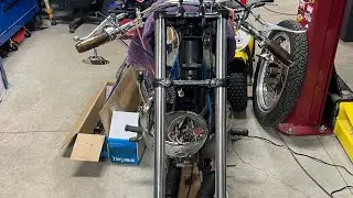 BSA A65 front suspension rebuild part 3