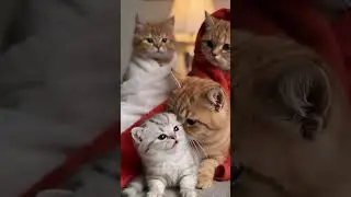 Cats Family Wrapped in Cozy Towels&hellip; A Peaceful Day ❤️🐱✨