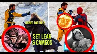 DEADPOOL 3 Set Photo Leak EASTER EGGS & Cameo Rumors- Moon Knight, Elektra, Fantastic Four