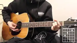 Waste It On Me - Steve Aoki Guitar Cover for Beginner Playing by [Musicdrawing] (2/2)