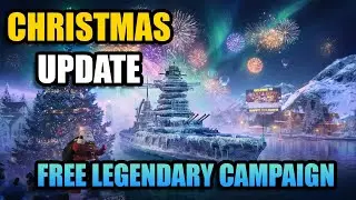 Рождественское обновление WoWS Legends: БЕСПЛАТНЫЕ ЛЕГЕНДАРНЫЕ КОРАБЛИ И БОЛЬШИЕ ПОДАРКИ!