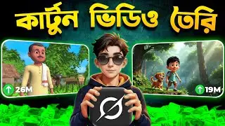 Cartoon Video Kivabe Banabo Mobile Diye | How To Make Cartoon Video With Ai | Long Cartoon Create