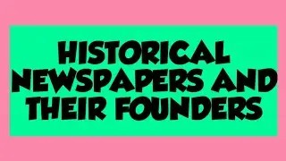 Important Newspapers and Thier Founder in hindi| Ugc net Mass Communication| By Priyanka Rana