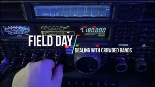 FIELD DAY: Dealing with Crowded Band Conditions #hamradio #hf #dsp #roofing #filter #fieldday