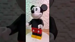 3d printed Disney Mickey Mouse Lego #disney #mickeymouse #lego #3dprinting #bambulab #3d #fyp ￼