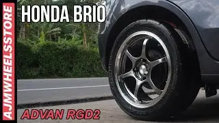 MODIFIKASI HONDA BRIO VELG ADVAN RGD2 // AJMWHEELSSTORE